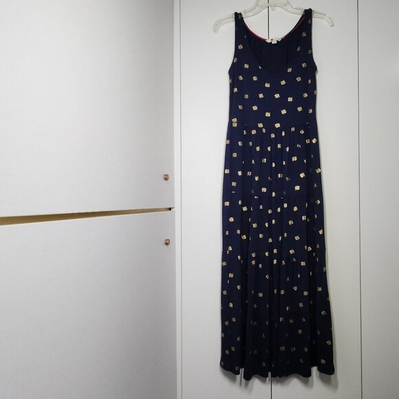 Boden Maya Jersey Maxi Dress Women's Size 4P Blue - Picture 1 of 7